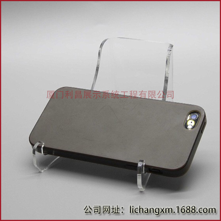 厂家供应透明亚克力手机展示架 有机玻璃数码产品陈列支架