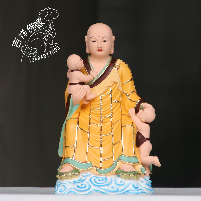放光王地藏菩薩 嬰靈地藏 無量慈悲地藏王菩薩樹脂佛像廠低價批發