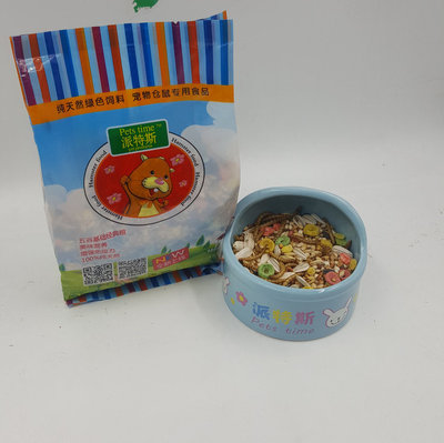 派特斯仓鼠粮食松鼠粮食金丝熊粮食宠物粮食食物454g饲料面包虫