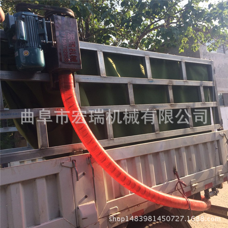 江西便携式移动吸粮机 玉米吸粮机 全自动螺旋上料机价格输送机9
