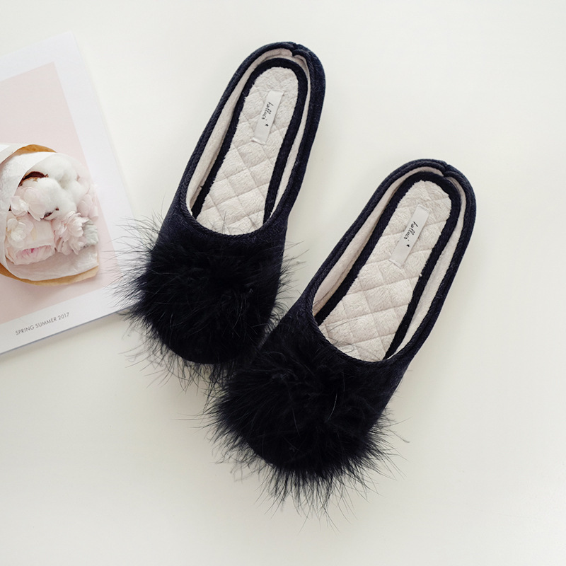 halluci Autumn and Winter New Solid Color Indoor Slippers Velvet Comfortable Rubber Bottom Silent Home Cotton Slippers halluci Autumn and Winter New Solid Color Indoor Slippers Velvet Comfortable Rubber Bottom Silent Home Cotton Slippers