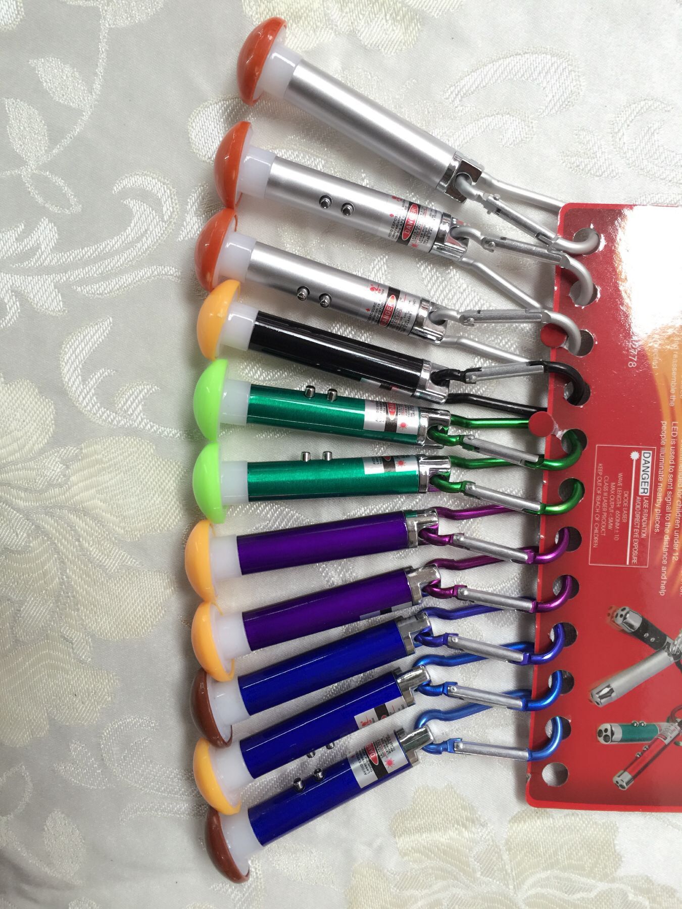 Three-in-one mini flashlight, infrared laser teaching lamp, ultraviolet banknote detector lamp, LED small flashlight pic 19