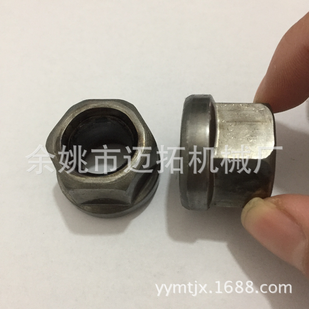 紧固螺帽 六角园法兰冷镦毛坯 锁止螺母冷打毛胚 非标冷镦毛胚定