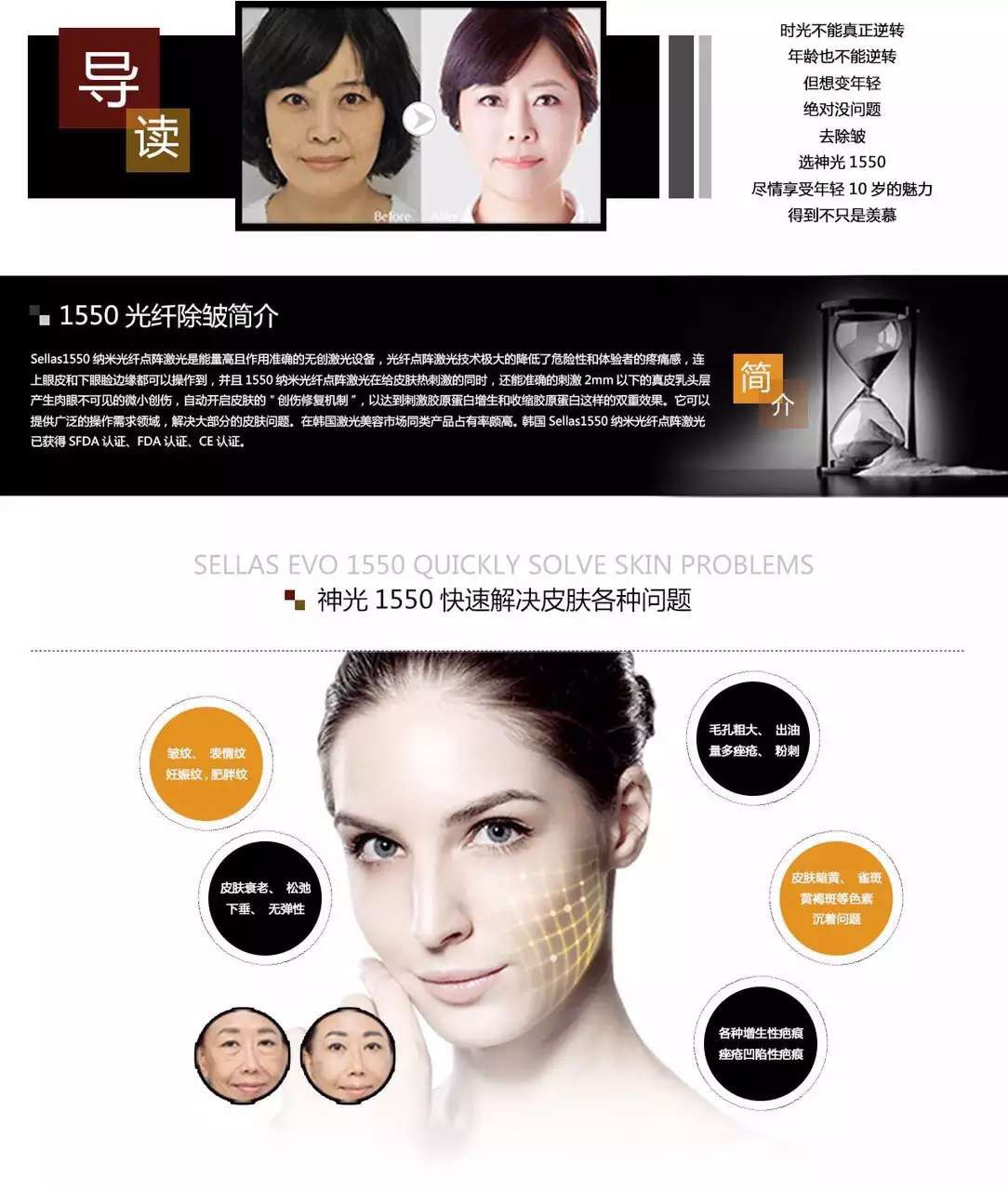 1550神光祛皱王 抗衰祛皱祛妊娠纹 光纤皮秒1550