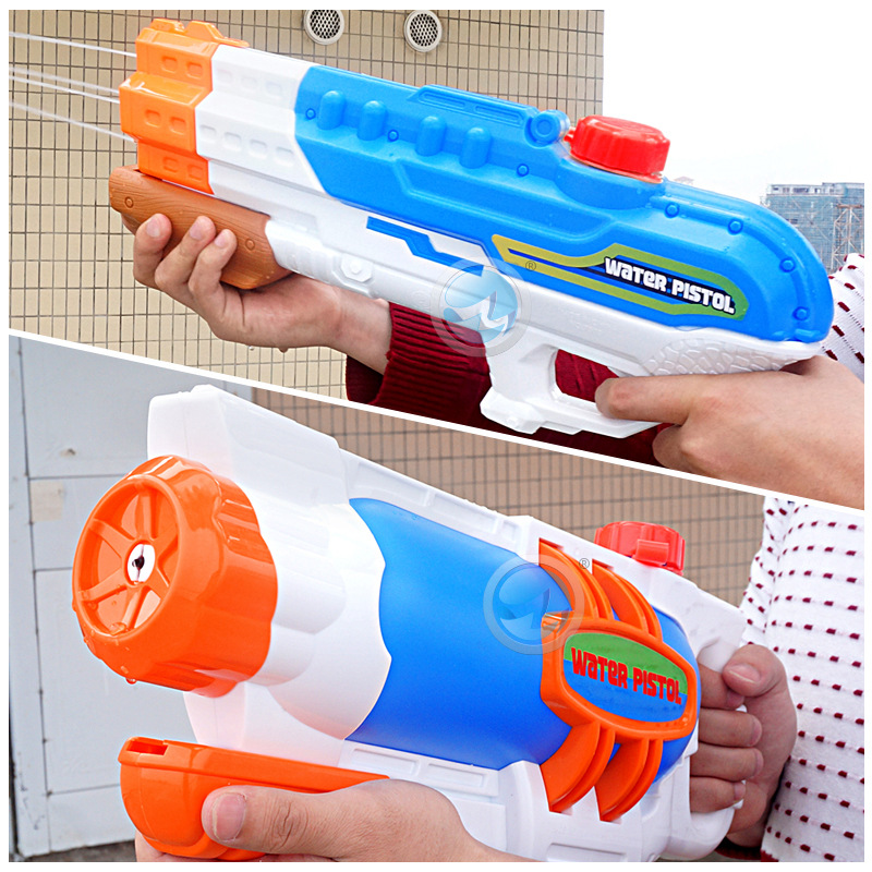 Yimei nueva pistola de agua de presión directa de alta presión playa para niños serie de juguetes al aire libre gran rango de almacenamiento de agua Festival de salpicaduras de agua larga
