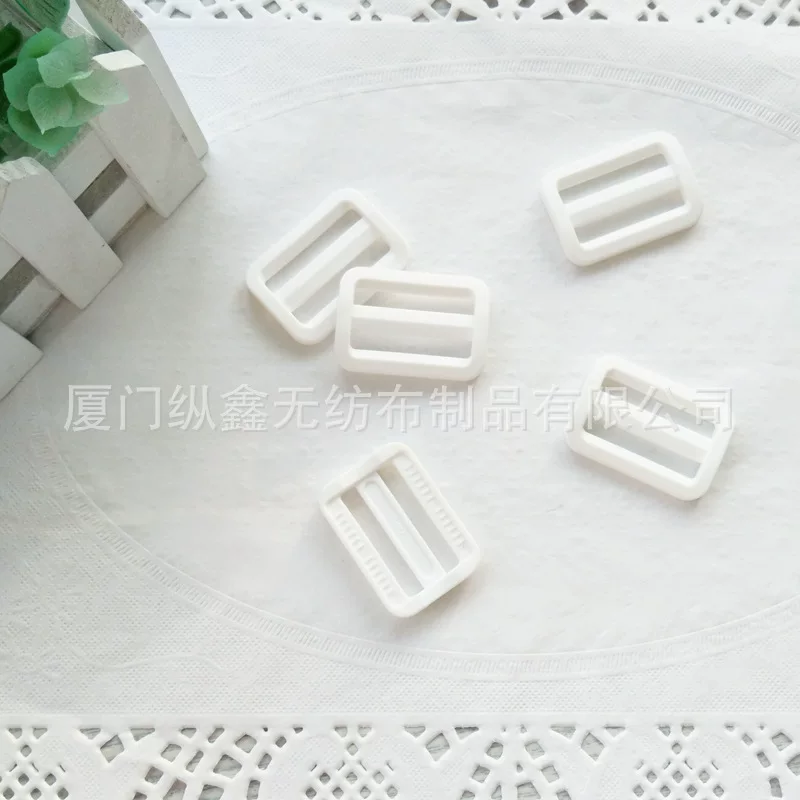 Поставщик Manufacturer Huailian KAM белая японского стиля пряжка сумка с регулировочной пряжкой пластиковая нескользящая трехступенчатая пряжка