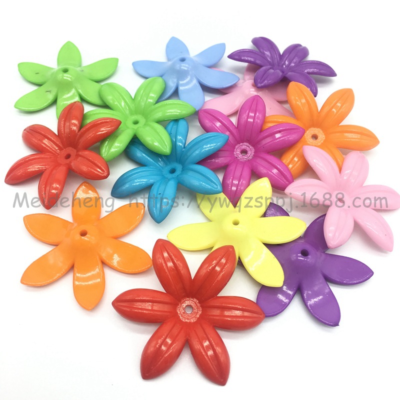Candy-colored solid color, flower leaf, Daisy, six-leaf flower, bride's updo, handcrafted hair hairpin, Korean-style wedding hair accessory detail image 4
