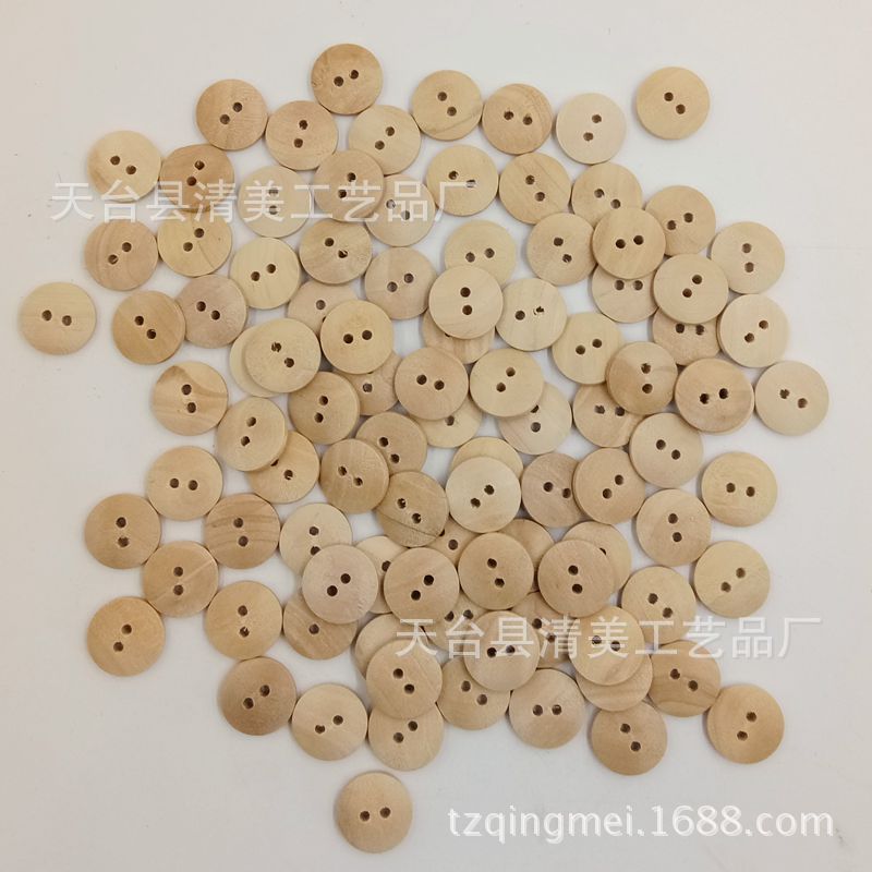 Hebilla de pan de color madera de 15mm hebilla de pan beige 100 piezas por paquete