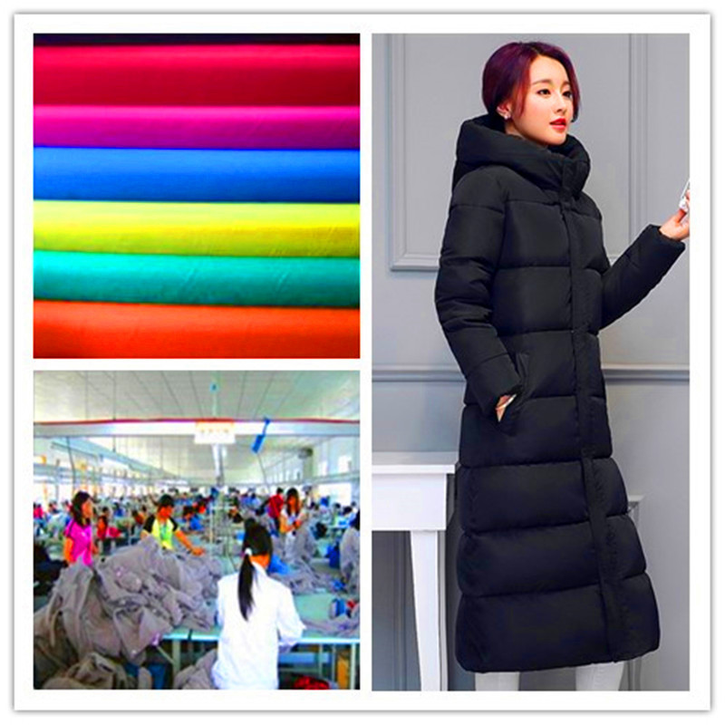 淘工厂时尚羽绒服定制加工中长款羽绒服女来图来样贴牌加工厂