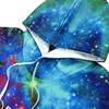 The EBAY pin explosion men fashion sky 3D universe star star Hooded Sweater XL leisure couples dress