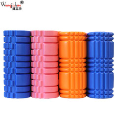 EVA Foam Roller Hollow Yoga Pole 33cm Hollow Wolf Tooth Bar Muscle Relaxation Fitness Roller Axle Fitness Pole