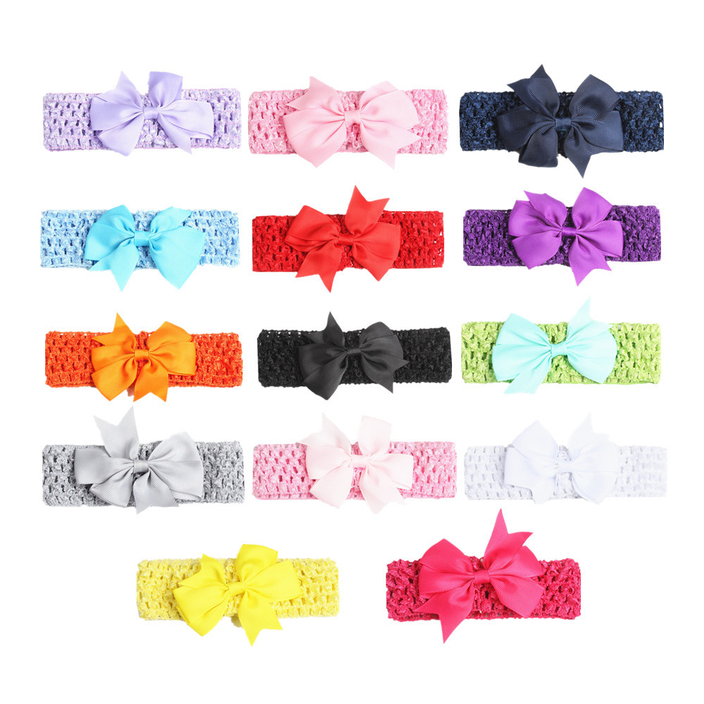 18g Weight Hair Band Hair Accessories Type Daily Occasion Polyester cotton Material Bow Knot Pattern Kid'S Gender Hollow Out Design Fashion Style Fashion Bow Knot Polyester Cotton Hollow Out Hair Band 4