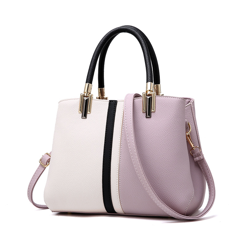 Spring Hit Color Fashion Shoulder Bag Handbag Casual PU Leather Female Bag