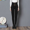 new European and American high waist jeans legs pencil pants