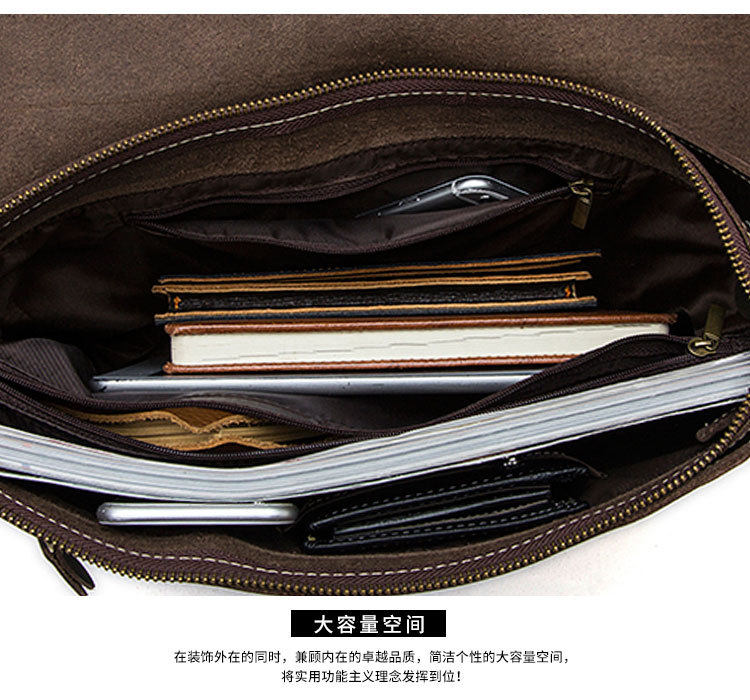 Túi đeo chéo nam da bò thật , túi đeo vai đựng iPad 11 inch — Màu cà phê đậm 6011 (30*24.6.5cm), Màu nâu 6011, Cà phê (34*24.6.5cm), Màu nâu (34*24.6.5cm) chi tiết 28
