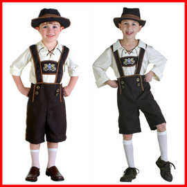批发儿童节啤酒男孩服装 万圣节六一儿童节 德国啤酒节服新款代发