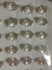 Earrings from pearl, accessory, 6/7mm