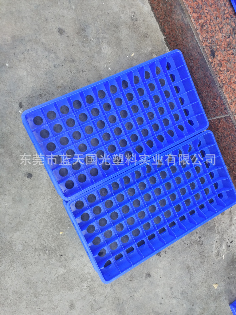 生产塑料灯泡箱LED塑料灯泡箱运输周转箱球泡箱球泡盒50孔72孔