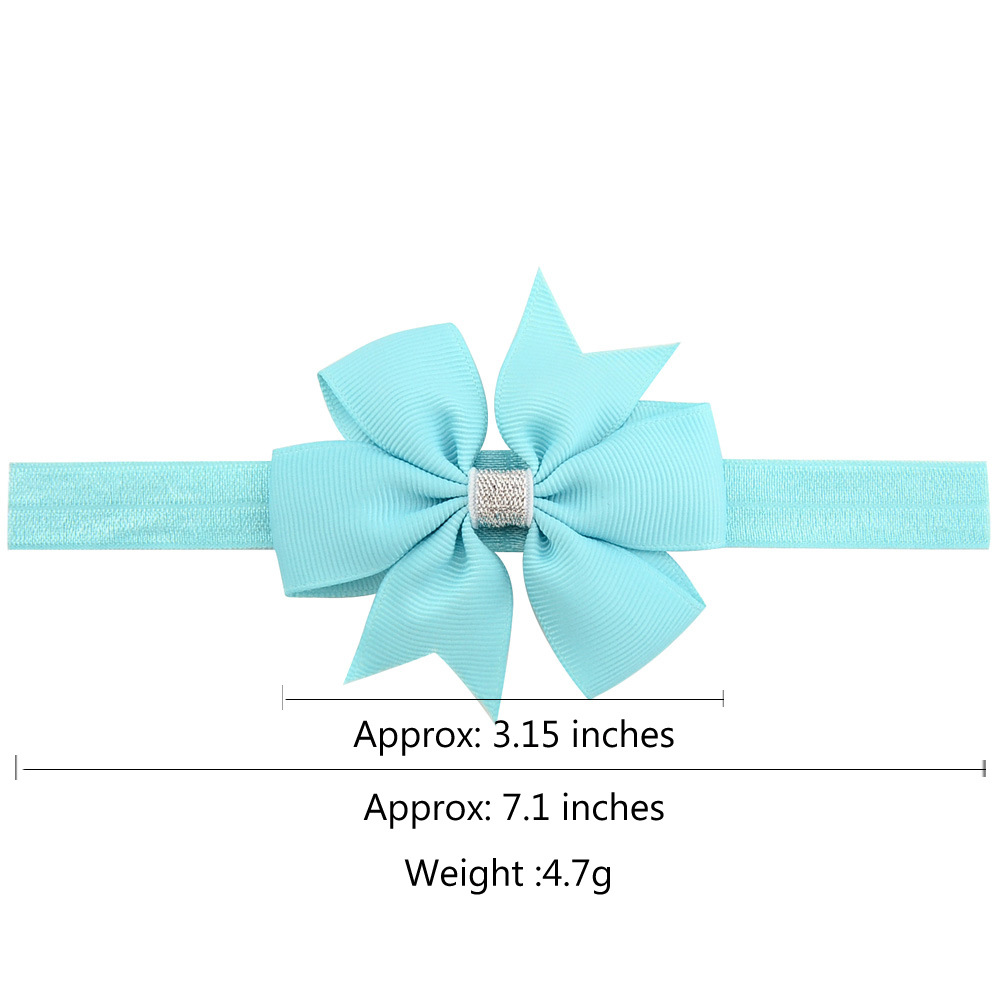 New Fashion Satin Ribbon Bow Hairband Set display picture 2