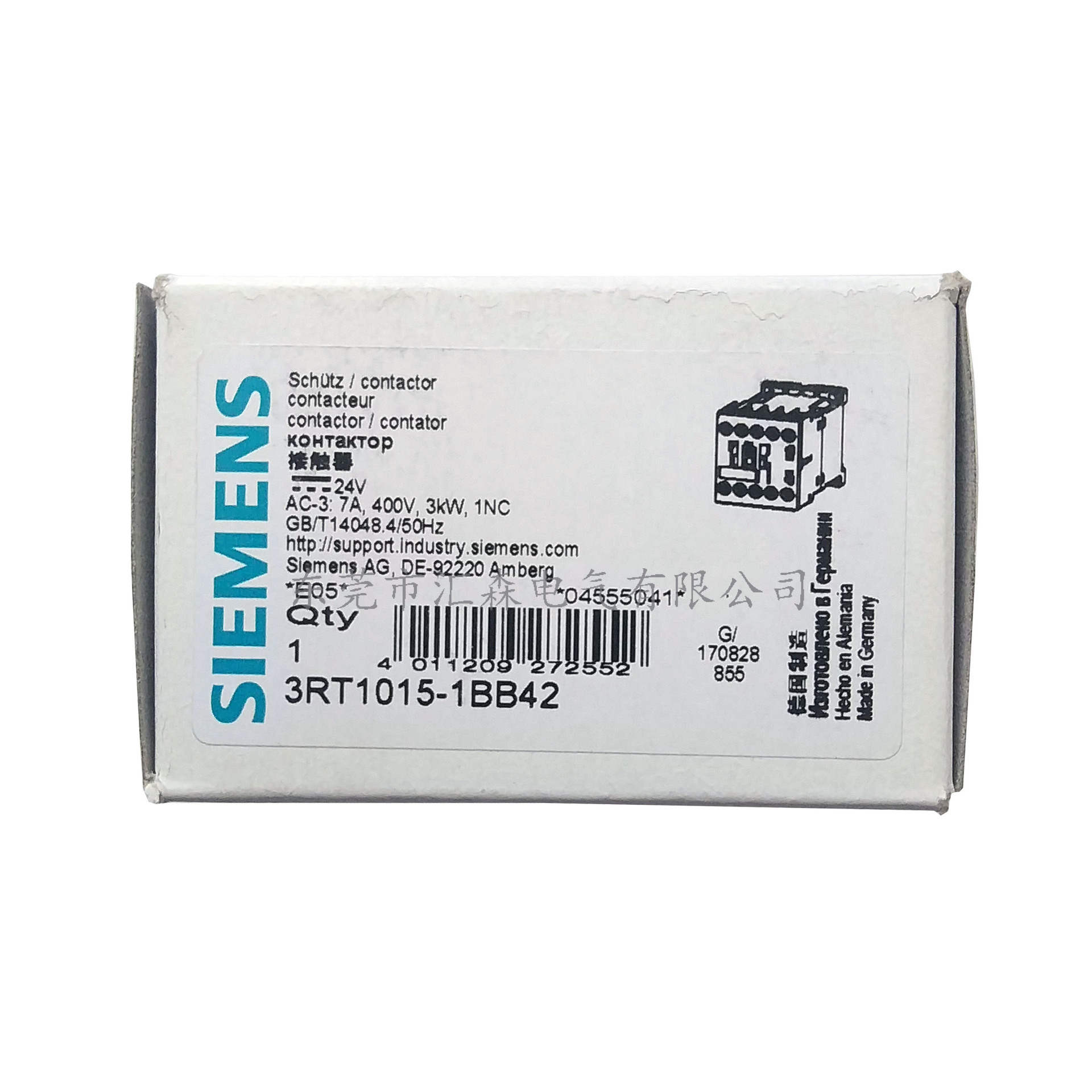 原装正品 供应西门子 Siemens直流 功率接触器 3RT1015-1BB41
