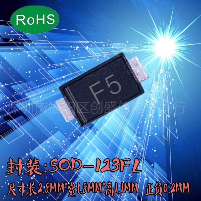 F5 SOD123FL贴片小体积快恢复二极管FR105W 1A.600V