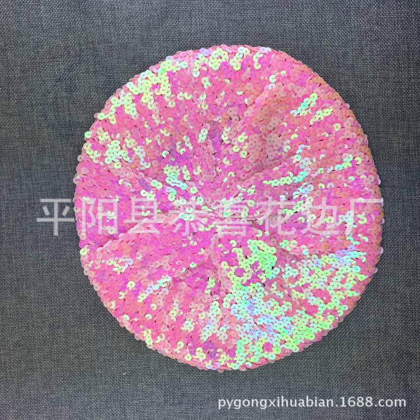 亮片贝雷帽