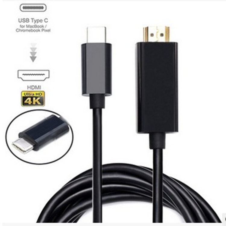 TYPE-C to USB3.1TO HDMI Cable/Macbook Air type to hdmi1.8 m