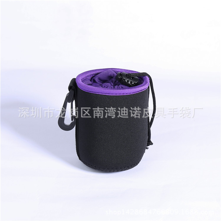 Manufactor Portable Anti collision Plush thickening Monosyllabic reaction Micro single camera camera lens smart cover Lens barrel Bag trumpet