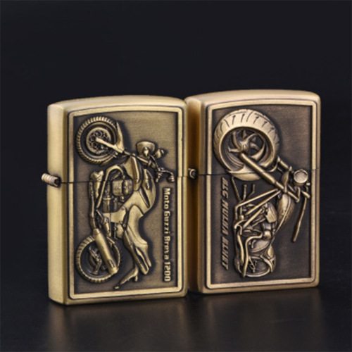 JT6209 Jiantai Kerosene Engine Windproof Metal Creative Retro Grinding Wheel Open Flame Cigarette Lighter Smoking Accessories Direct Sales