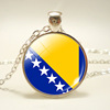 Pendant, fashionable accessory, with gem, wish, European style