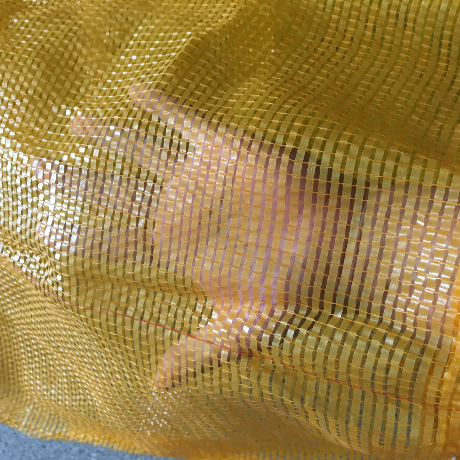 现货批发：柚子包装网袋 水果蔬菜土豆网眼袋 圆织平织柚子网眼袋