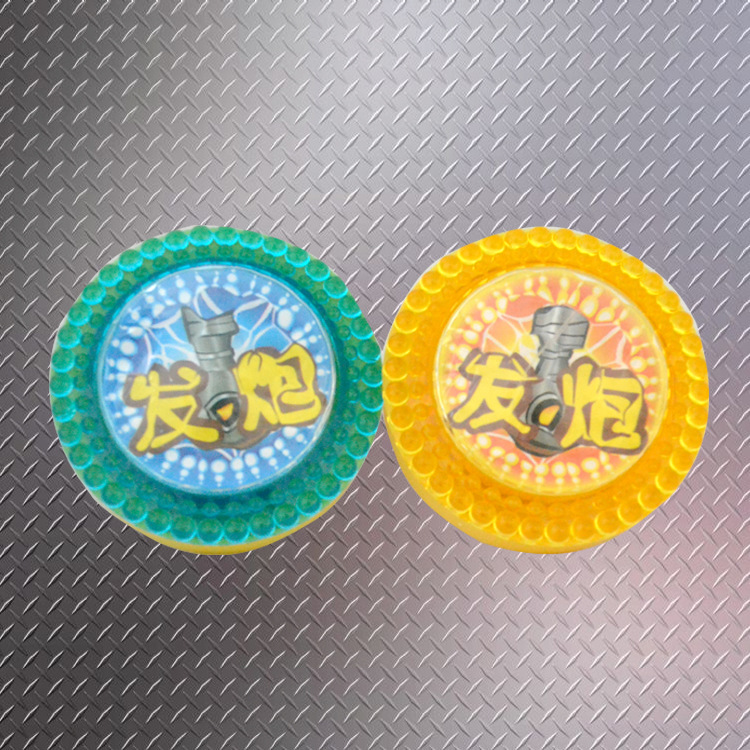 拍拍乐游戏机键开关捕鱼机大发炮加强带灯按63mm圆形凸面按钮带灯