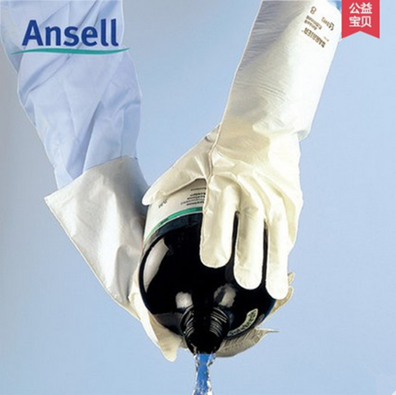 安思尔2-100复合膜手套 Ansell抗多种化学品手套 耐酸碱手套价格