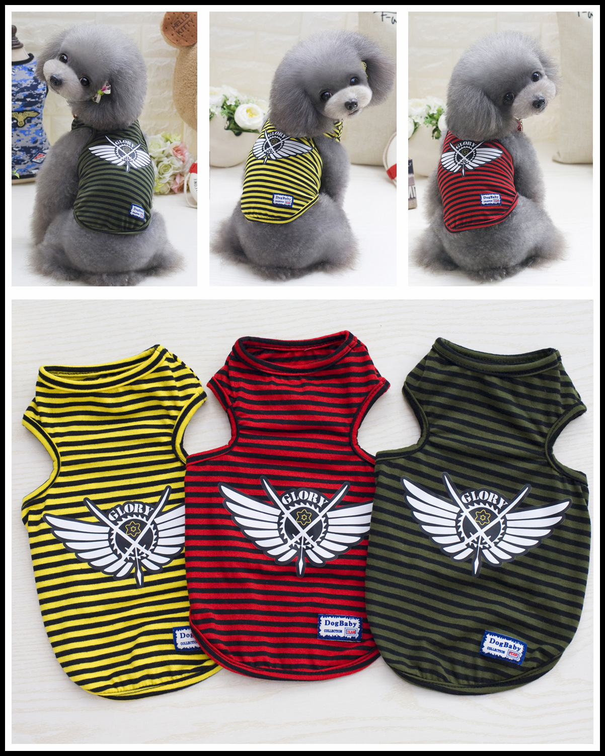 DogBaby ViewSonic Pet clothes clothes Pet clothing Spring and summer Foreign trade goods in stock League of Legends vest