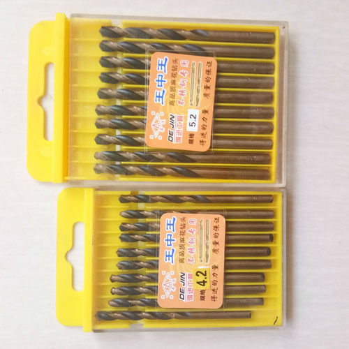 Manufacturer wholesale King of Kings twist drill bit, straight handle drill bit, iron drill bit, household stainless steel drill bit