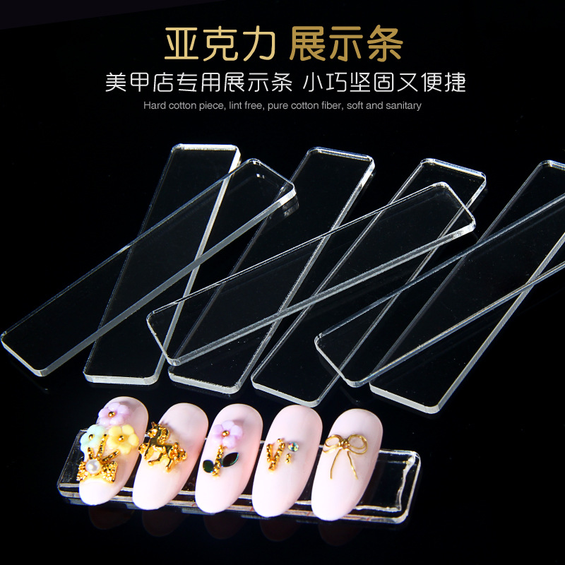 Acrylic stand for manicure