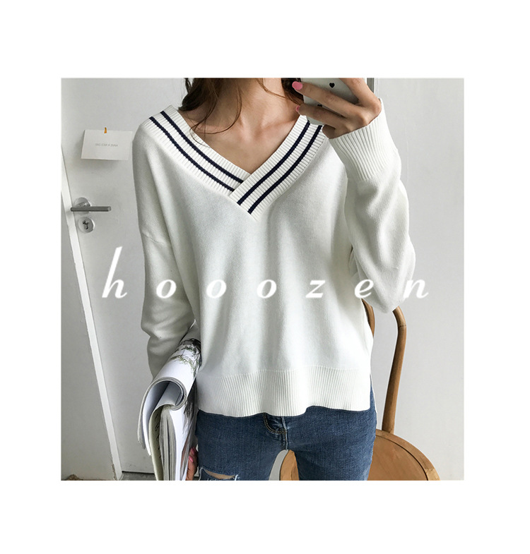 V领毛衣_10