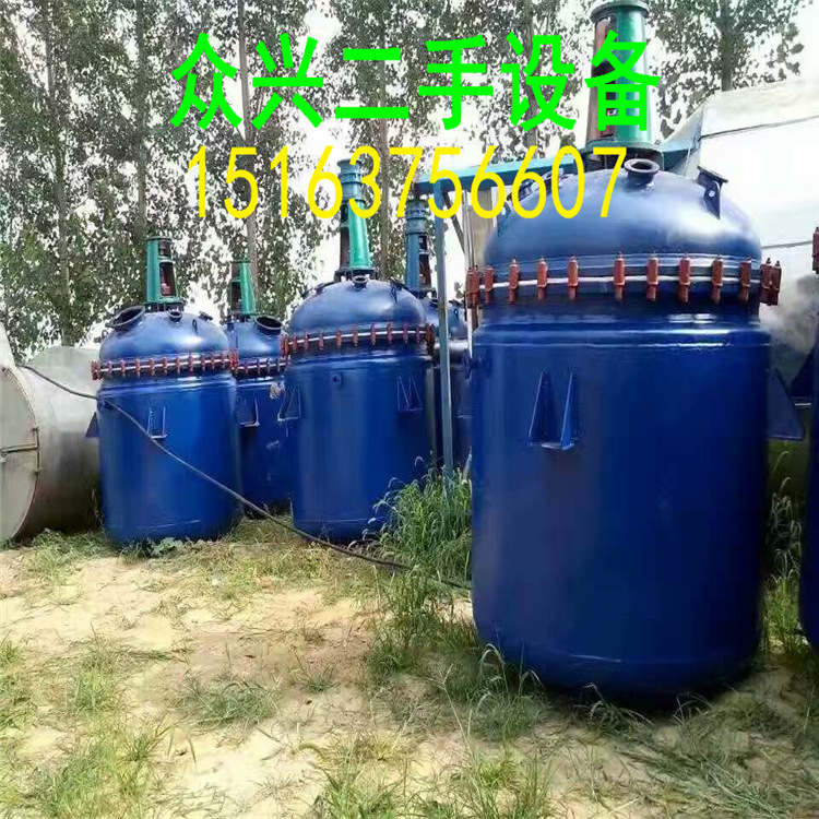 供应二手搪瓷反应釜.二手反应釜.二手1000L搪瓷反应釜