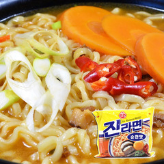 Korean Import Wonton / Ottogi Jin Ramen Korean Style Instant Noodles Spicy 120g Snack