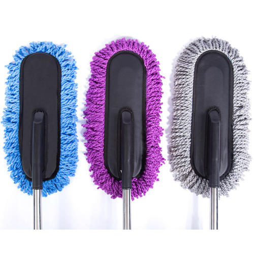 Direct selling car cleaning supplies, car flat retractable wax brush, wax holder, car duster, car wax brush