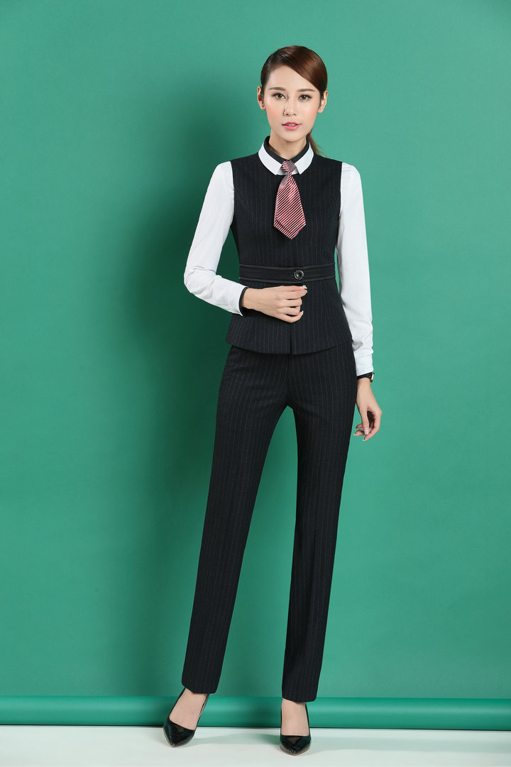 Gilet femme en Mélange de coton - Ref 3318264 Image 13