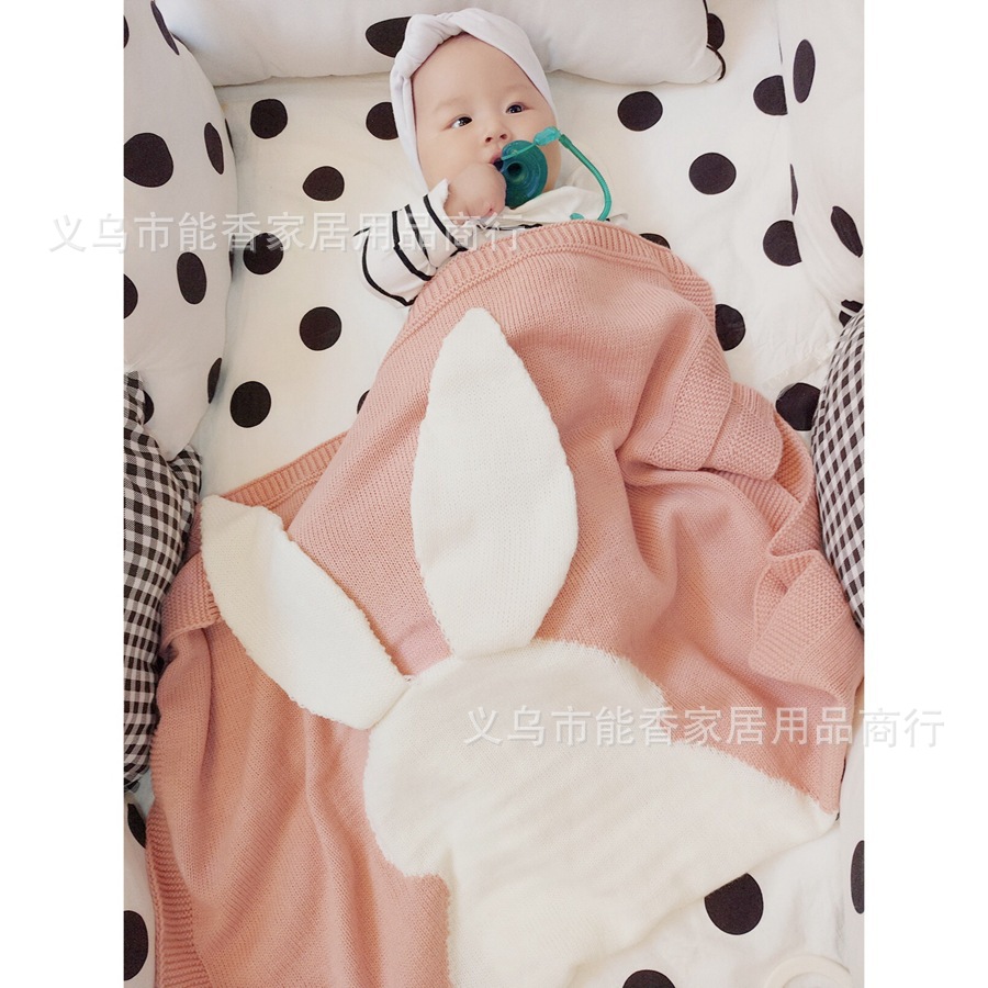 兔子毛线空调毯 (18)