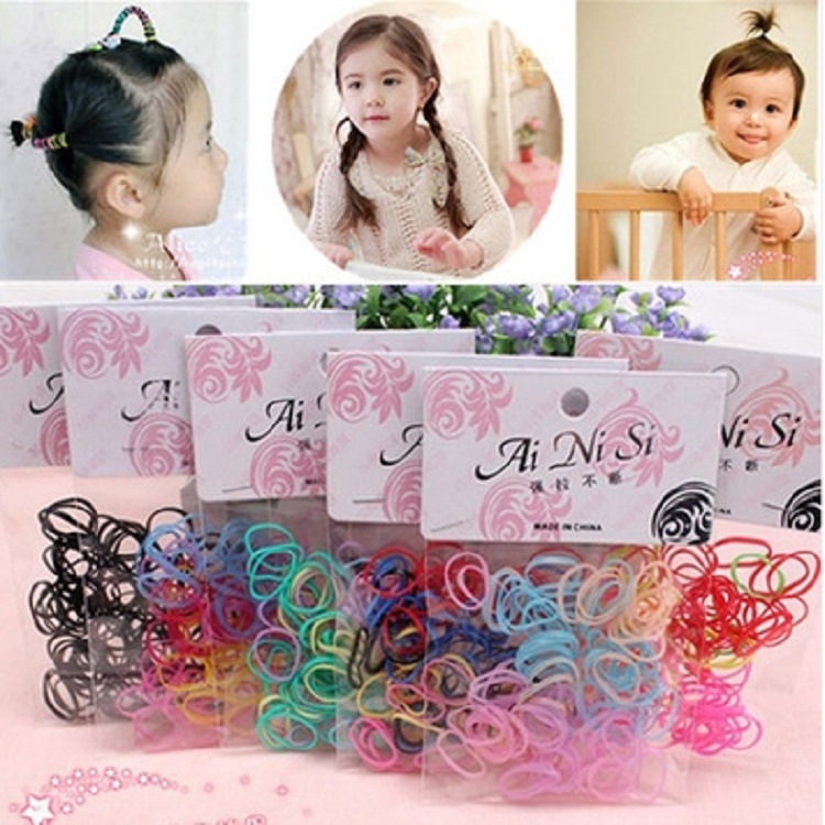 彩色橡皮筋 高彈好皮筋發圈 不傷頭發 強拉不斷皮繩頭飾品