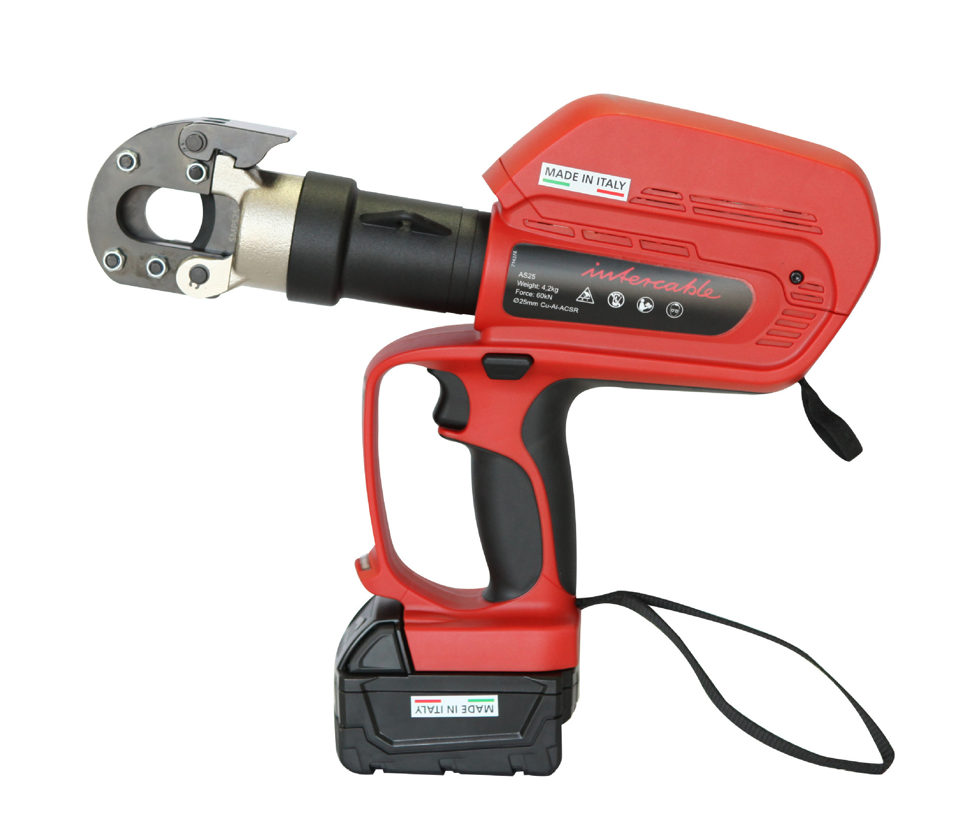 新充电式液压切刀 液压剪 AS25 液压断线钳 25mm 60KN