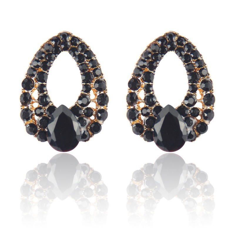 Fashion Water Drop Sapphire Multicolor Earrings Wholesale display picture 2