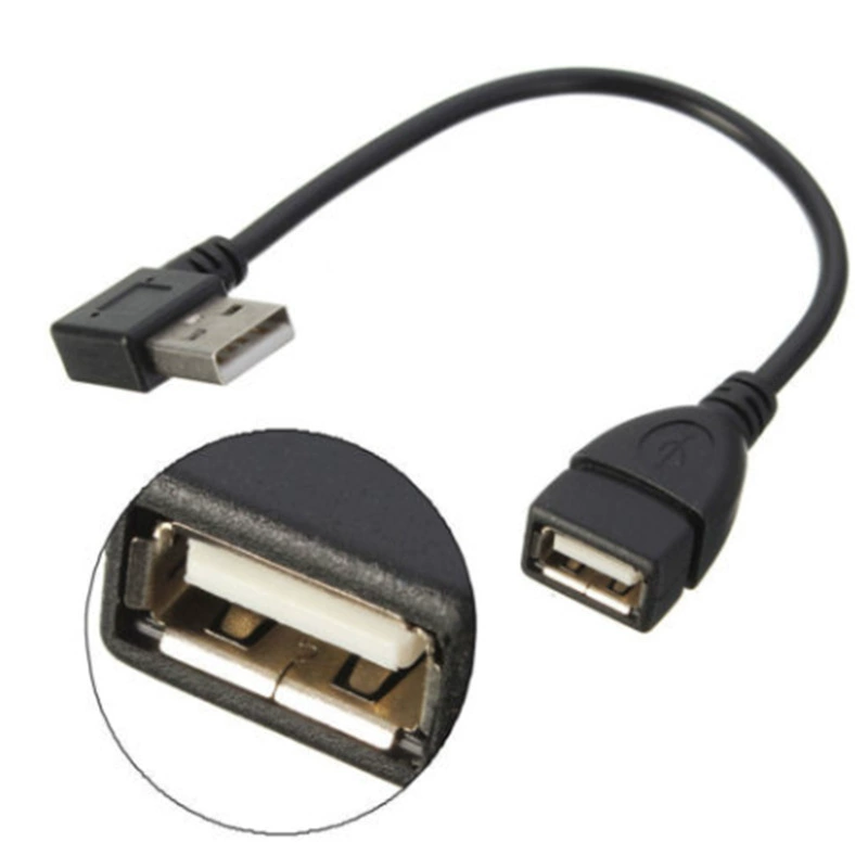 Левый изгиб USB 2.0 A Gong локоть до матери A 90 градусов боковой изгиб — продление линии XZT