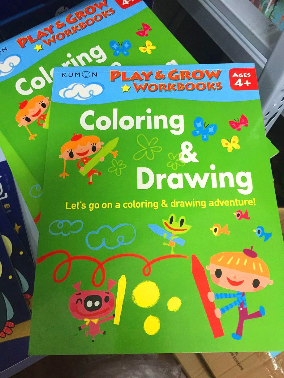 Flip book, coloring book