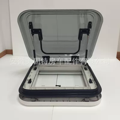 Travel Trailer, Trailer, Ventilated and Lighted Rv Window, Aluminum Alloy Rv Skylight, Led Light with Sunshade (Sunroof and accessories)
