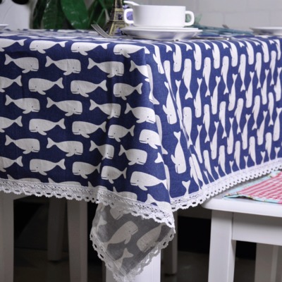 地中海风棉麻桌布餐垫波西米亚风 家用餐桌布台布茶几盖巾