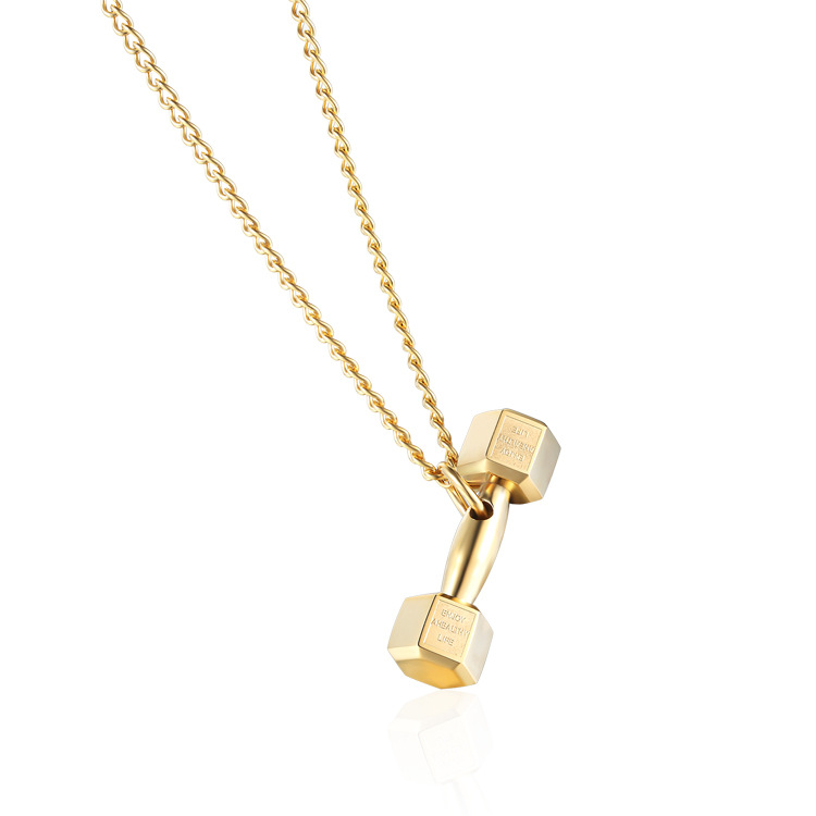 Fashion OL Titanium steel plating necklace (Rose gold female models)NHZH0362-Rose gold female models
